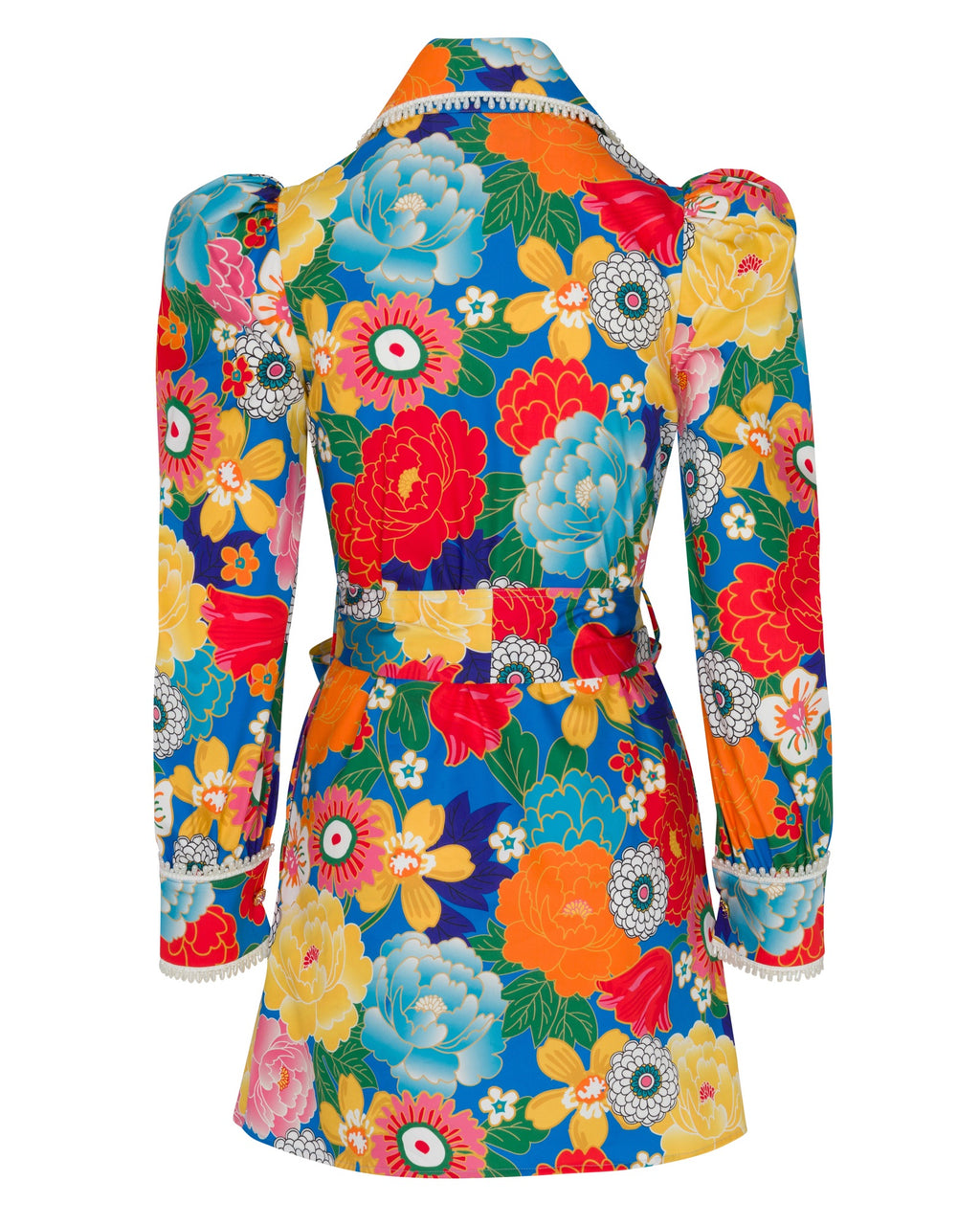 The Dolly Button-Down Pearl Trim Shirt Dress – Meghan Fabulous