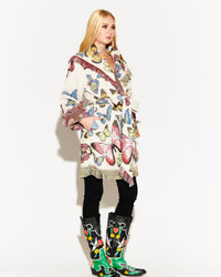 Garden Party Blanket Coat - Butterfly