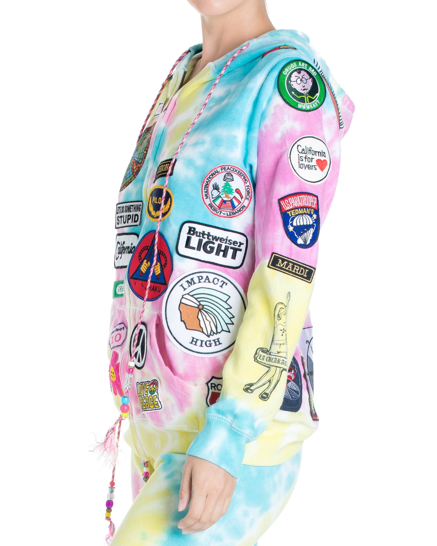 Fab Patch Tracksuit - Tie Dye