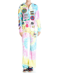 Fab Patch Tracksuit - Tie Dye