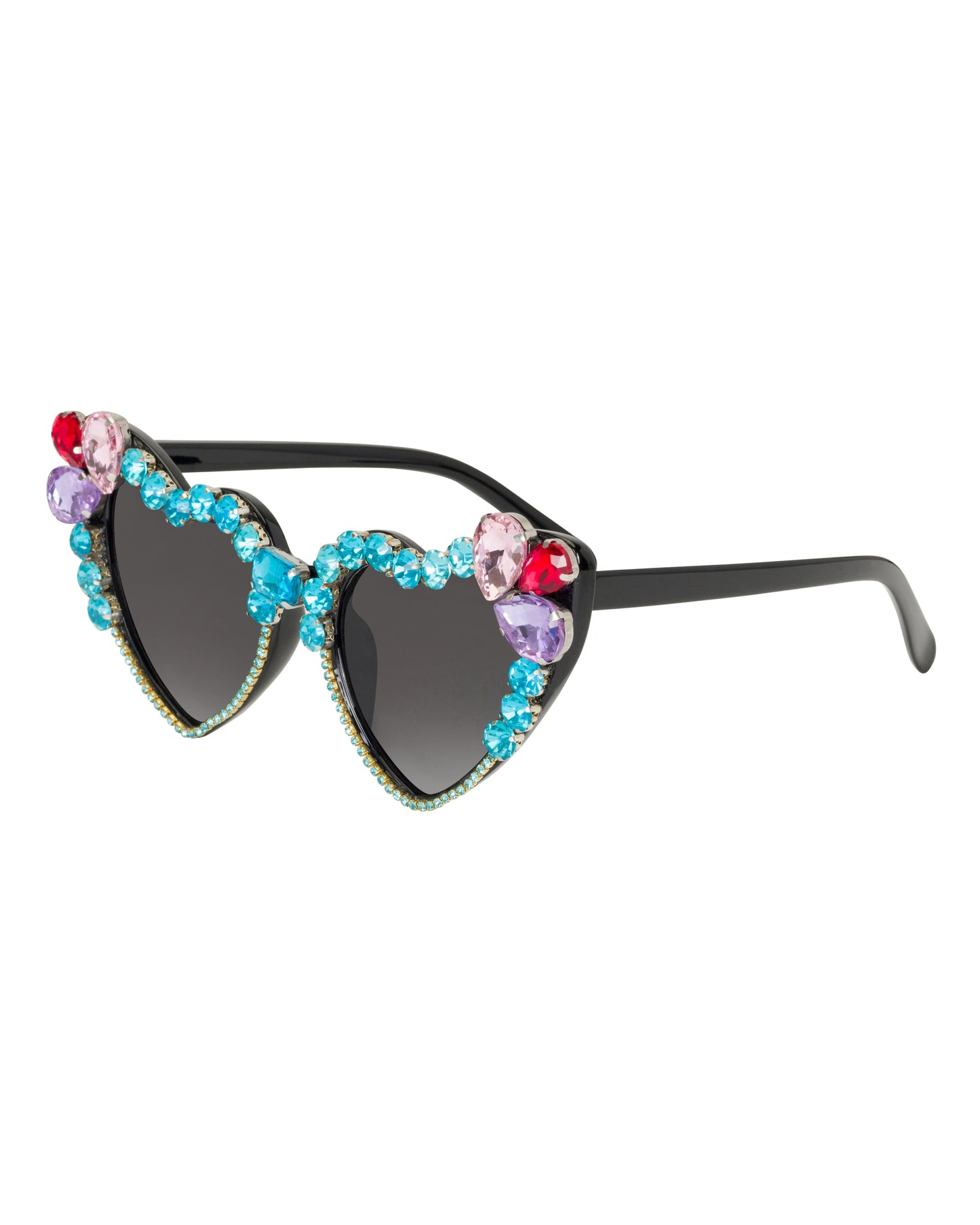 Heart Breaker Funglasses - Blue