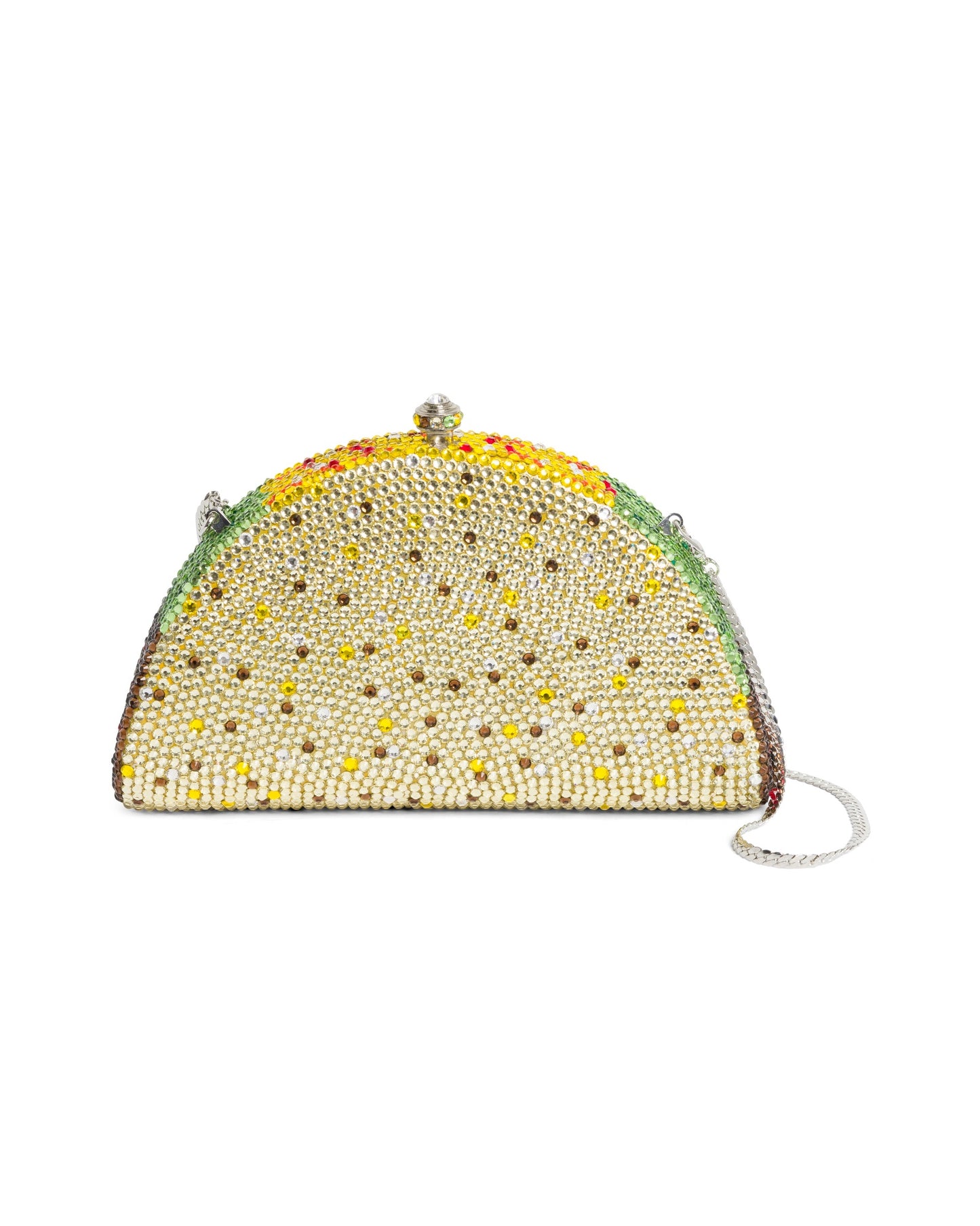 Taco Tuesday Rhinestone Clutch