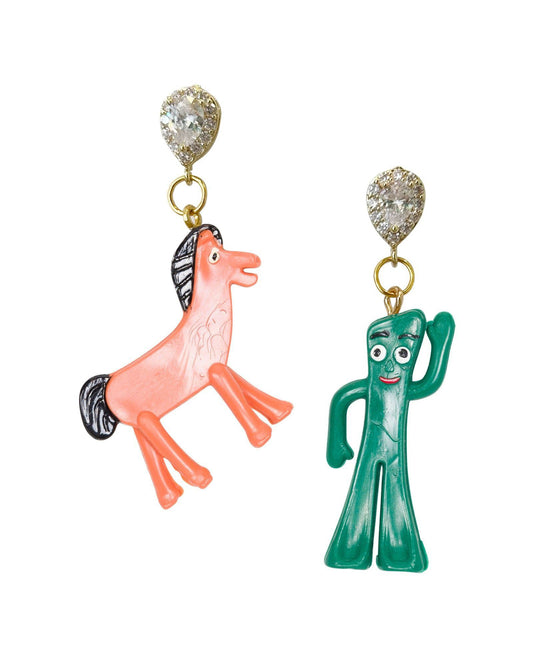 Gumby and Pokey Earrings