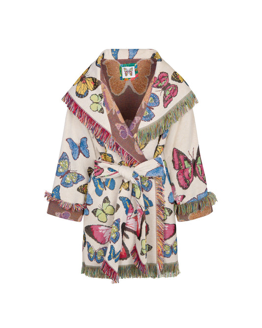 Garden Party Blanket Coat - Butterfly