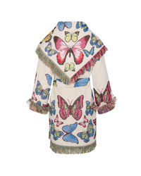 Garden Party Blanket Coat - Butterfly