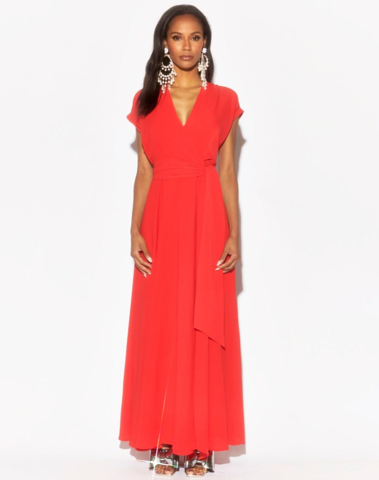 Jasmine Maxi Dress - Cherry – Meghan Fabulous