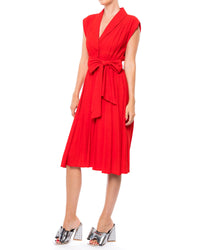 Honeysuckle Midi Dress - Cherry