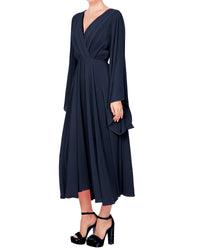 Sunset Midi Dress - Navy