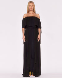 Morning Glory Maxi Dress - Black