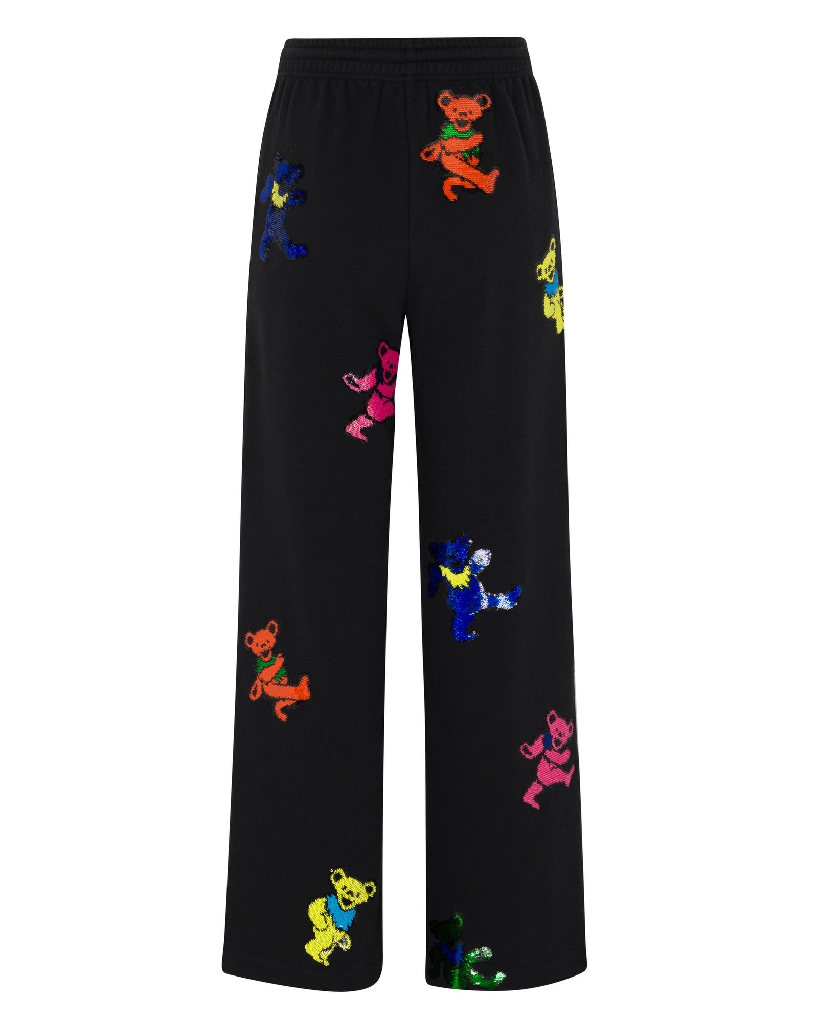 Grateful Dead Dancing Bears Sequin Lounge Pant - Black – Meghan Fabulous