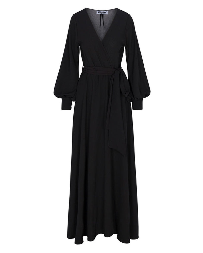 Venus Maxi Dress - Black – Meghan Fabulous