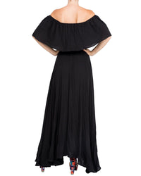 Morning Glory Maxi Dress - Black