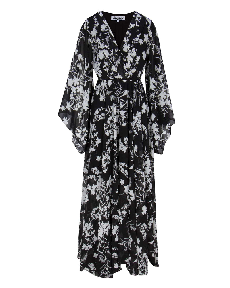 Sunset Maxi Dress - Dahlia Black – Meghan Fabulous