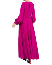 LilyPad Maxi Dress - Cranberry